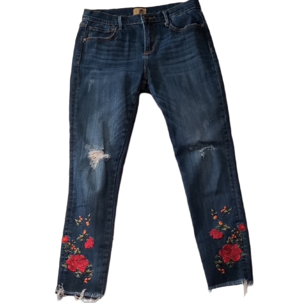 Driftwood Jackie Floral Jeans Size 28